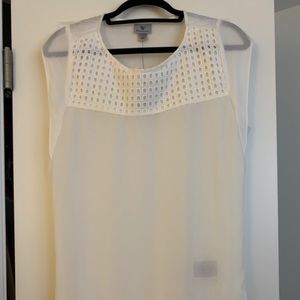 Worthington Cream sheer top